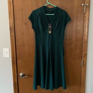 Miusol Emrald Green Mid length Dress
